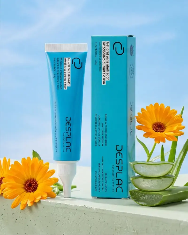 Desplac® gel oral no ponto de venda